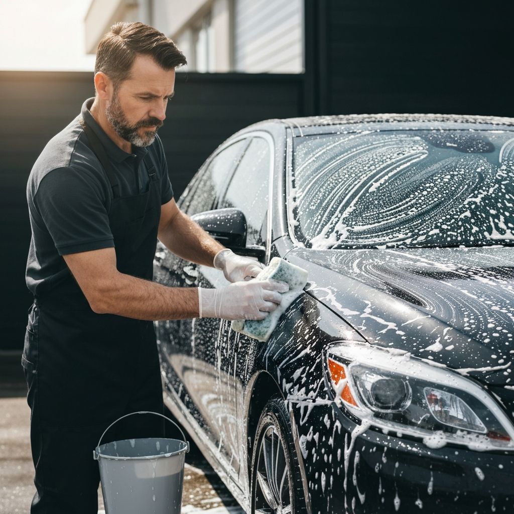 Nettoyage professionnel de voiture