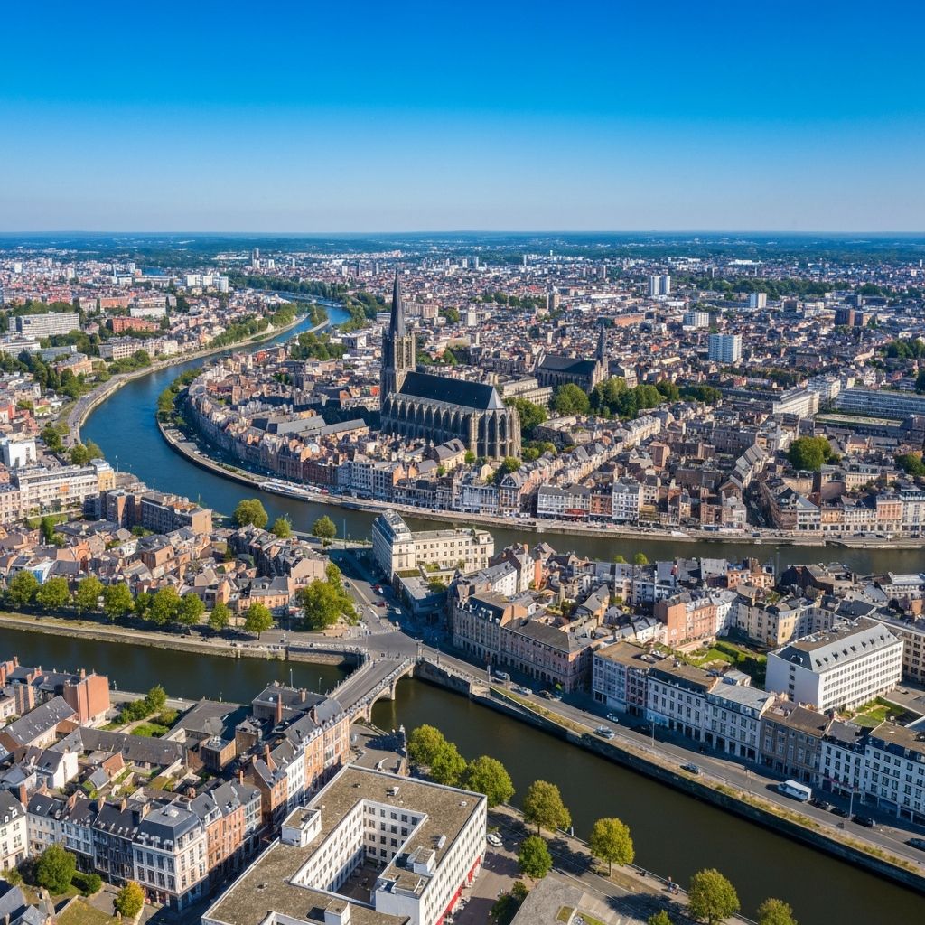 Vue de Liège, Belgique